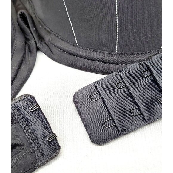 Adore Me Black Lace Underwire Padded Bra 34D Nylon/Spandex Adjustable Straps - Picture 5 of 6